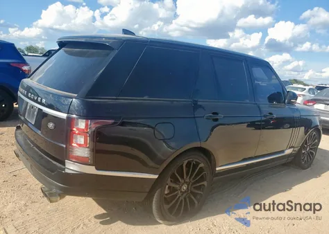 2017 Land Rover Range Rover Supercharged from USA, damaged, VIN SALGS2FE2HA353555